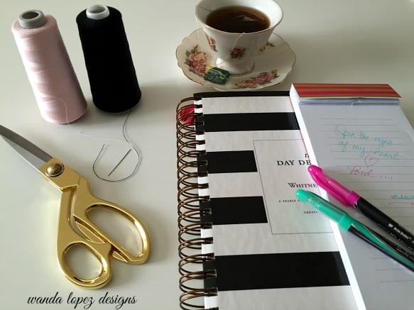 tea, notes, goals and schedules / wandalopezdesigns