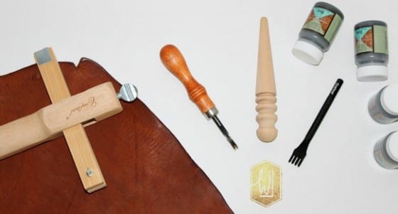 Boundaries... work smart while working from home / leather tools used on WLD products / by Wanda Lopez Designs