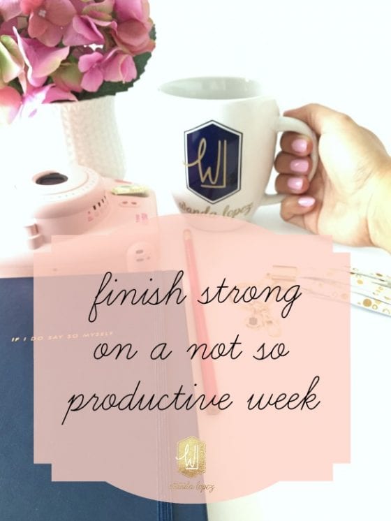 Not having a very productive week? I hear you. Unproductive weeks are more common than you think. Here are some tips I follow to stay on task. #WLDBizTalk